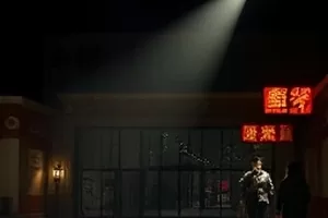 《白塔之下》封面，白色塔楼与仰角石阶