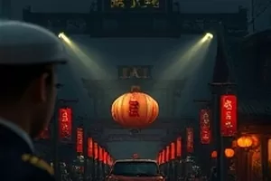《三十七度夜》封面，闷热夜市与成排霓虹灯牌